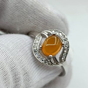 انگشتر عقیق یمنی کد ۱۱۷۶۰