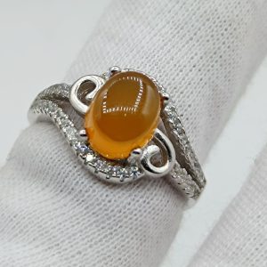 انگشتر عقیق یمنی کد ۱۱۷۶۳