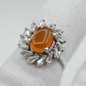 انگشتر عقیق یمنی کد ۱۱۷۶۵