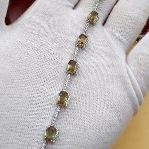 دستبند الکساندریت کد ۱۱۷۷۶