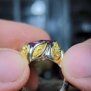 انگشتر یاقوت سرخ آفریقایی کد ۱۱۷۸۲