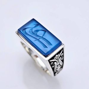 انگشتر حکاکی عقیق کد ۱۱۷۸۷