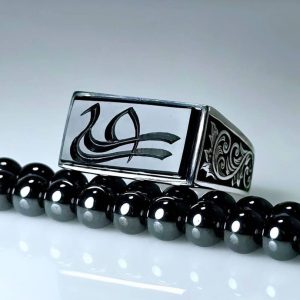 انگشتر حکاکی عقیق کد ۱۱۷۸۸