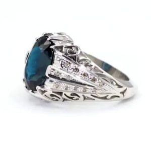 انگشتر توپاز طبیعی کد ۱۱۷۹۱