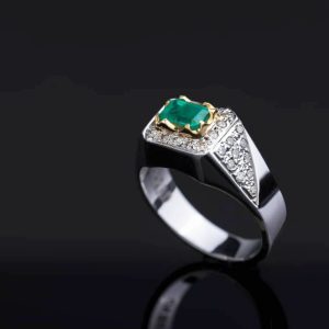 انگشتر زمرد کلمبیا آفریقایی کد ۱۱۸۰۰