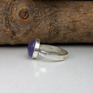 انگشتر عقیق کبود یمنی کد ۱۱۸۱۸