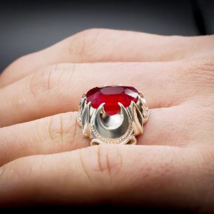 انگشتر یاقوت سرخ کد ۱۱۸۲۲