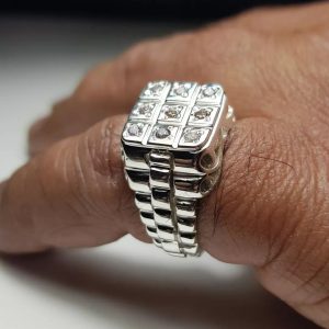 انگشتر الماس طبیعی کد ۱۱۸۳۲