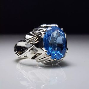 انگشتر توپاز طبیعی کد ۱۱۸۴۰