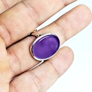 انگشتر عقیق کبود یمنی مردانه کد ۱۱۸۵۶