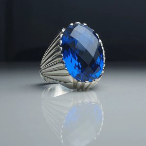 انگشتر توپاز لندن طبیعی کد ۱۱۸۶۶