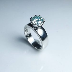 انگشتر موزانایت مردانه کد ۱۱۸۷۱