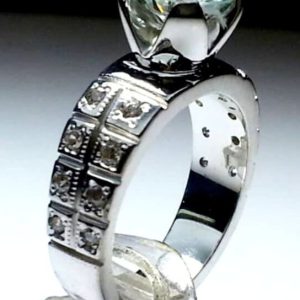 انگشتر موزانایت مردانه کد ۱۱۸۷۹