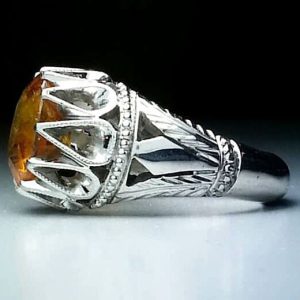 انگشتر یاقوت زرد کد ۱۱۸۸۰