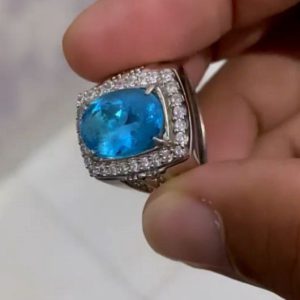 انگشتر توپاز مردانه کد ۱۱۸۹۳