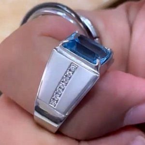 انگشتر توپاز مردانه کد ۱۱۸۹۴