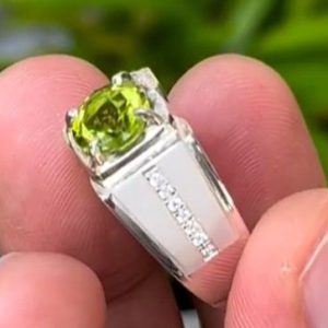 انگشتر زبرجد مردانه کد ۱۱۹۰۳