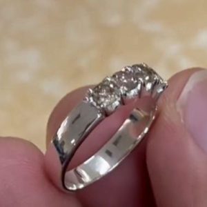 انگشتر موزانایت مردانه کد ۱۱۹۱۳