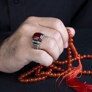 انگشتر عقیق یمنی کد ۱۱۹۱۵