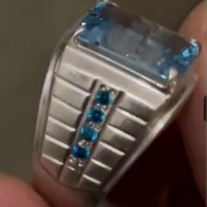 انگشتر توپاز مردانه کد ۱۱۹۲۱