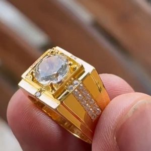 انگشتر موزانایت مردانه کد ۱۱۹۲۳