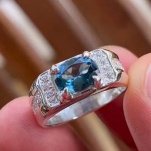 انگشتر توپاز مردانه کد ۱۱۹۲۴