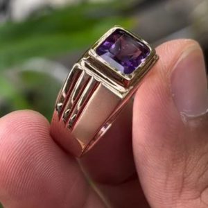 انگشتر آمیتیست طبیعی کد ۱۱۹۳۵