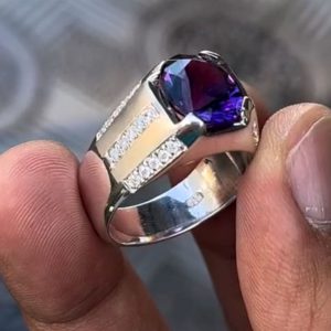 انگشتر آمیتیست طبیعی کد ۱۱۹۳۷