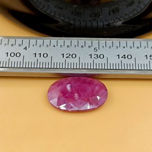 نگین یاقوت سرخ طبیعی آفریقایی کد ۱۱۹۴۰