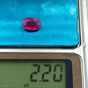 نگین یاقوت سرخ طبیعی آفریقایی کد ۱۱۹۴۷