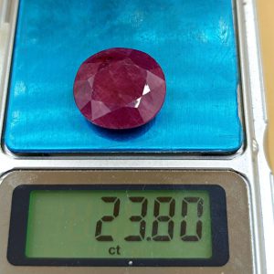 نگین یاقوت سرخ طبیعی آفریقایی کد ۱۲۰۴۷