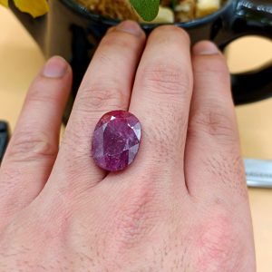 نگین یاقوت سرخ طبیعی کد ۱۲۰۵۰