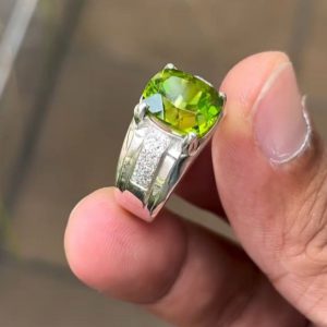 انگشتر زبرجد مردانه اصلی کد ۱۱۹۴۹