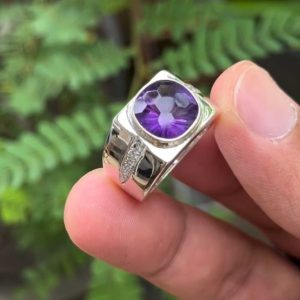 انگشتر آمیتیست اصلی کد ۱۱۹۵۴