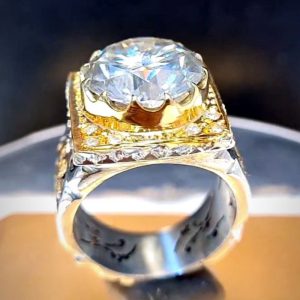 انگشتر موزانایت مردانه کد ۱۱۹۶۰