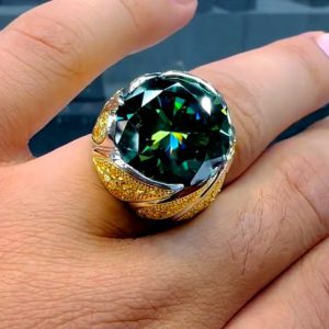 انگشتر موزانایت مردانه کد ۱۱۹۹۸