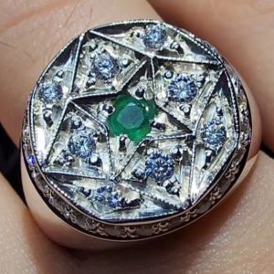 انگشتر زمرد زامبیا کد ۱۲۰۴۴