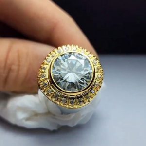 انگشتر موزانایت مردانه کد ۱۲۰۵۶