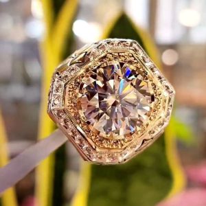 انگشتر موزانایت مردانه کد ۱۲۰۷۲