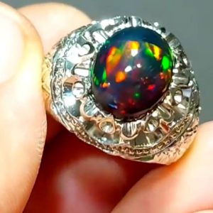 انگشتر اوپال مردانه کد ۱۲۰۷۹