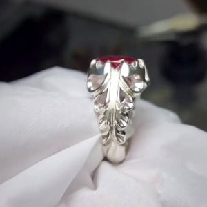 انگشتر یاقوت سرخ کد ۱۲۱۰۱