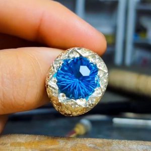 انگشتر توپاز مردانه کد ۱۲۱۰۷