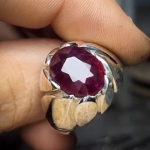 انگشتر یاقوت سرخ کد ۱۲۱۰۹