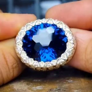 انگشتر توپاز مردانه کد ۱۲۱۱۵