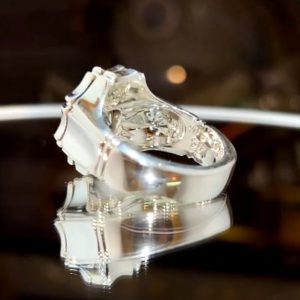 انگشتر موزانایت مردانه کد ۱۲۱۲۴