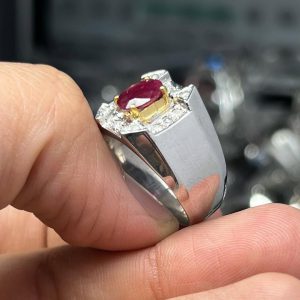 انگشتر یاقوت سرخ کد ۱۲۱۲۷