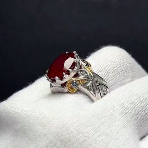 انگشتر یاقوت سرخ کد ۱۲۱۳۶