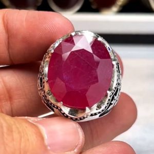 انگشتر یاقوت سرخ کد ۱۲۱۴۲