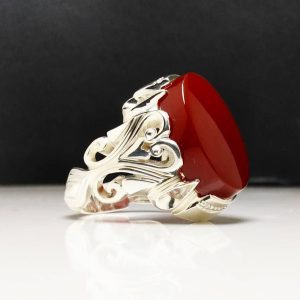 انگشتر عقیق یمنی کد ۱۲۱۵۲