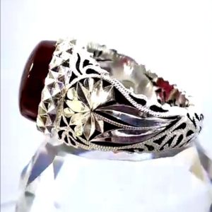 انگشتر عقیق یمنی کد ۱۲۱۵۵